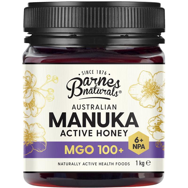 Mật ong Manuka Barnes Naturals 1kg MGO 100+