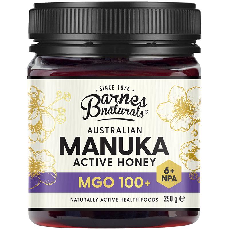 Mật ong Manuka Barnes Naturals 250g MGO 100+