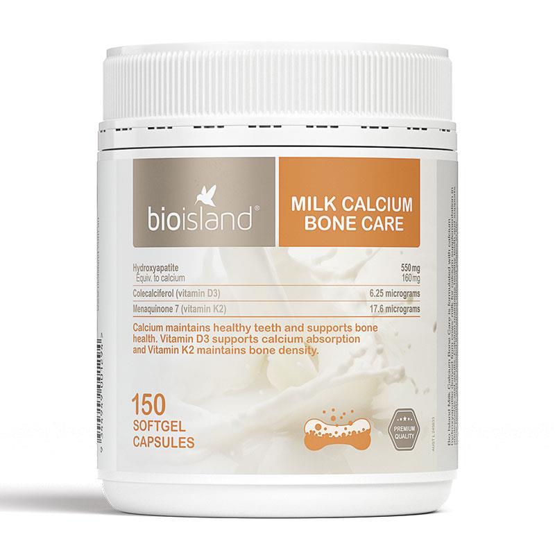 Viên uống Canxi sữa Bio Island Milk Calcium Bone Care 150 viên