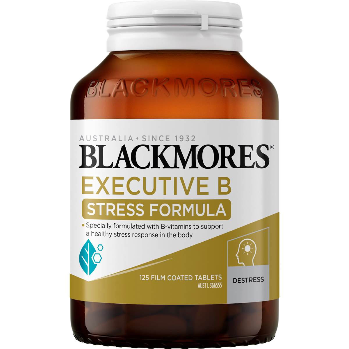 Viên uống Vitamin B giảm stress Blackmores Executive B 125 viên