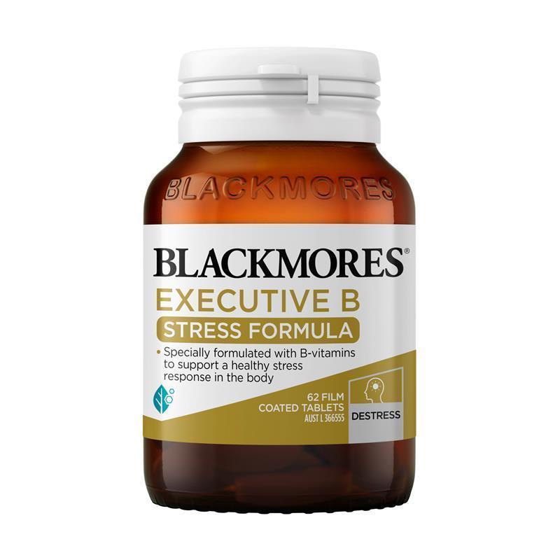 Viên uống Vitamin B giảm stress Blackmores Executive B 62 viên