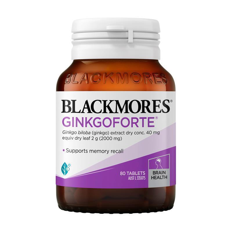 Viên uống bạch quả Blackmores Ginkgo Forte 80 viên