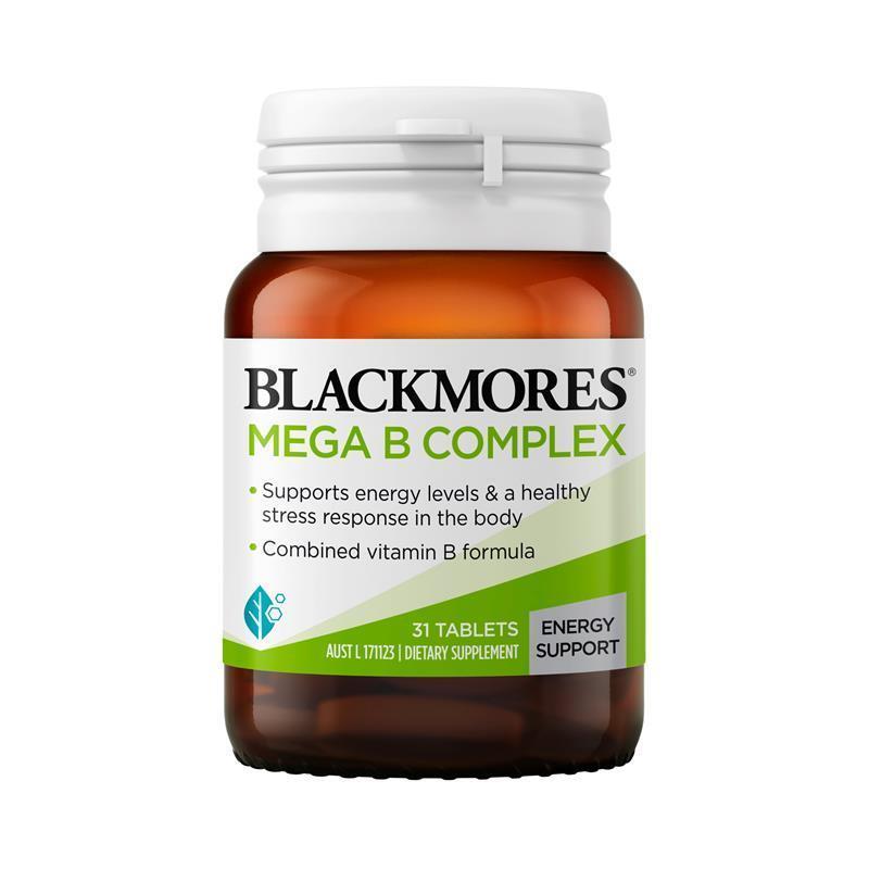 Viên uống Vitamin B Complex Blackmores Mega B 31 viên