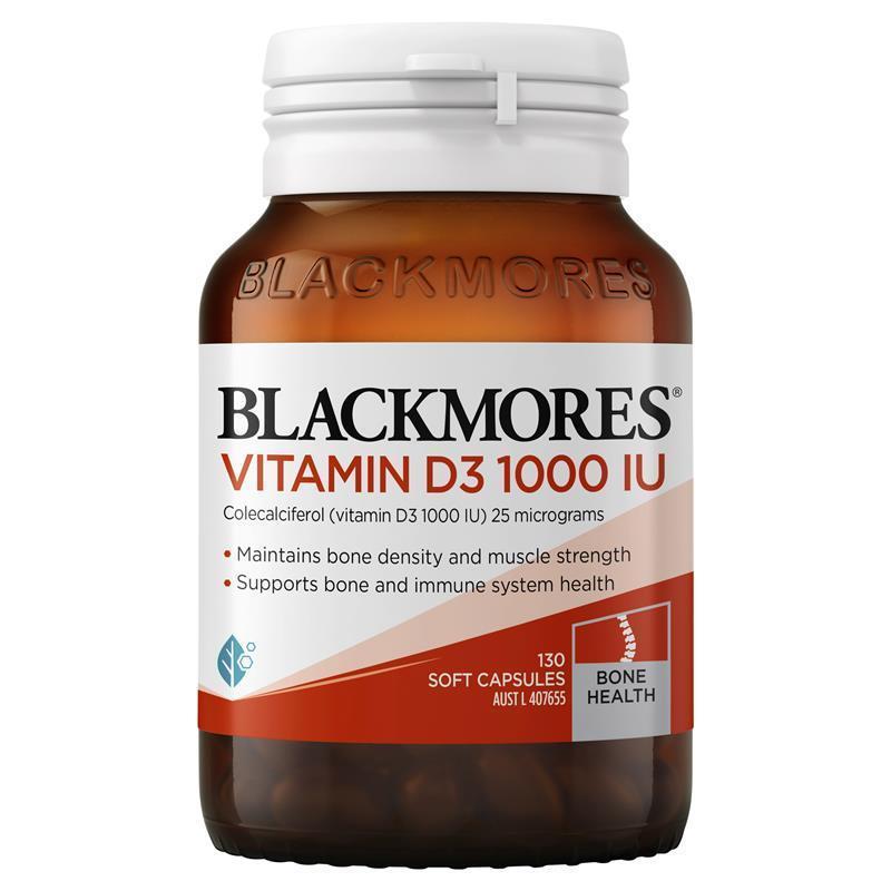 Viên uống Vitamin D3 Blackmores 1000IU 130 viên