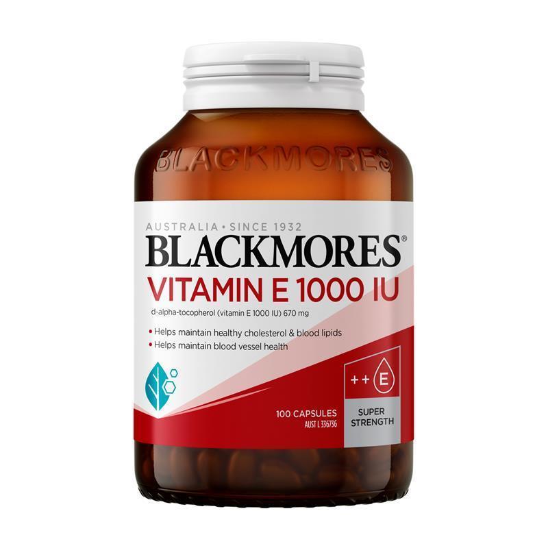 Viên uống Vitamin E Blackmores 1000IU 100 viên