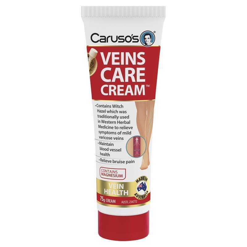 Kem hỗ trợ giãn tĩnh mạch Carusos Veins Care Cream 75g