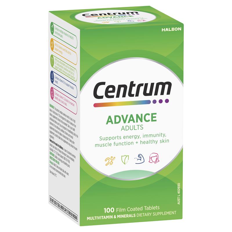 Vitamin tổng hợp Centrum Advance Multivitamin 100 viên