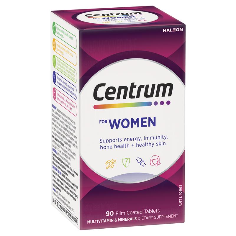 Vitamin tổng hợp cho nữ Centrum For Women 90 viên