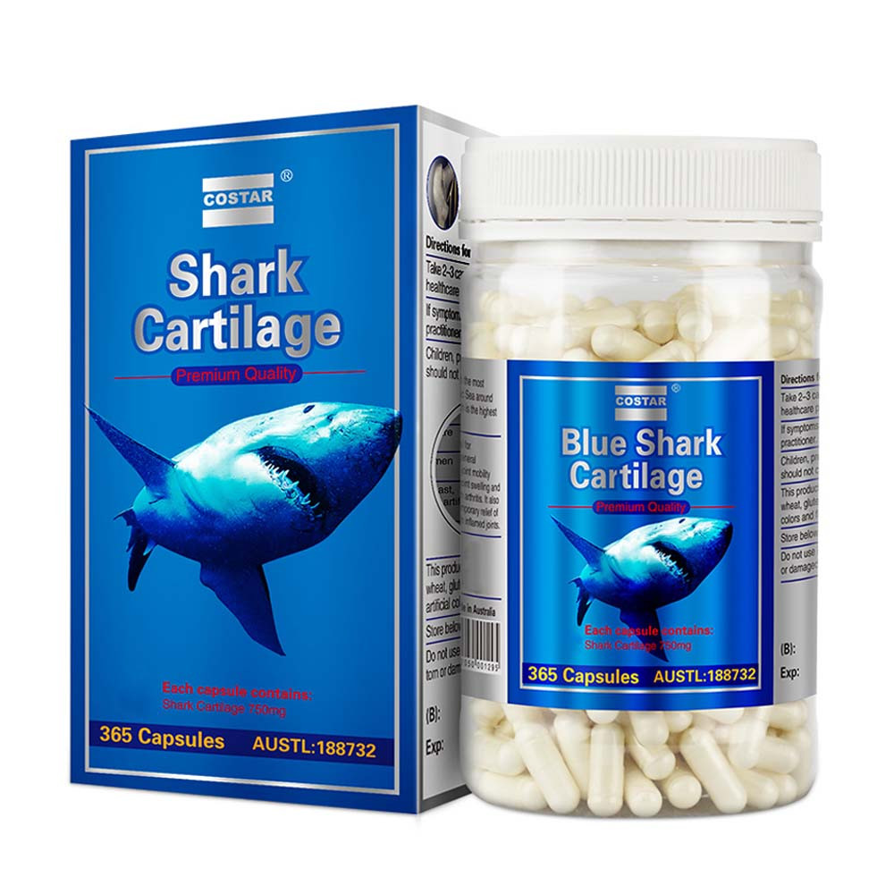Sụn cá mập Costar Shark Cartilage 750mg 365 viên