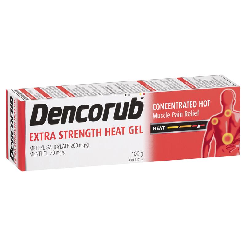 Gel giảm đau nóng Dencorub Extra Strength Heat Gel 100g
