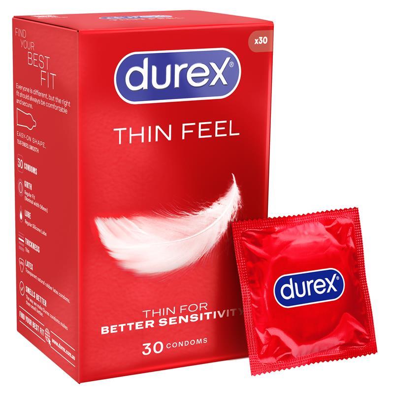 Bao cao su siêu mỏng Durex Thin Feel 30 cái