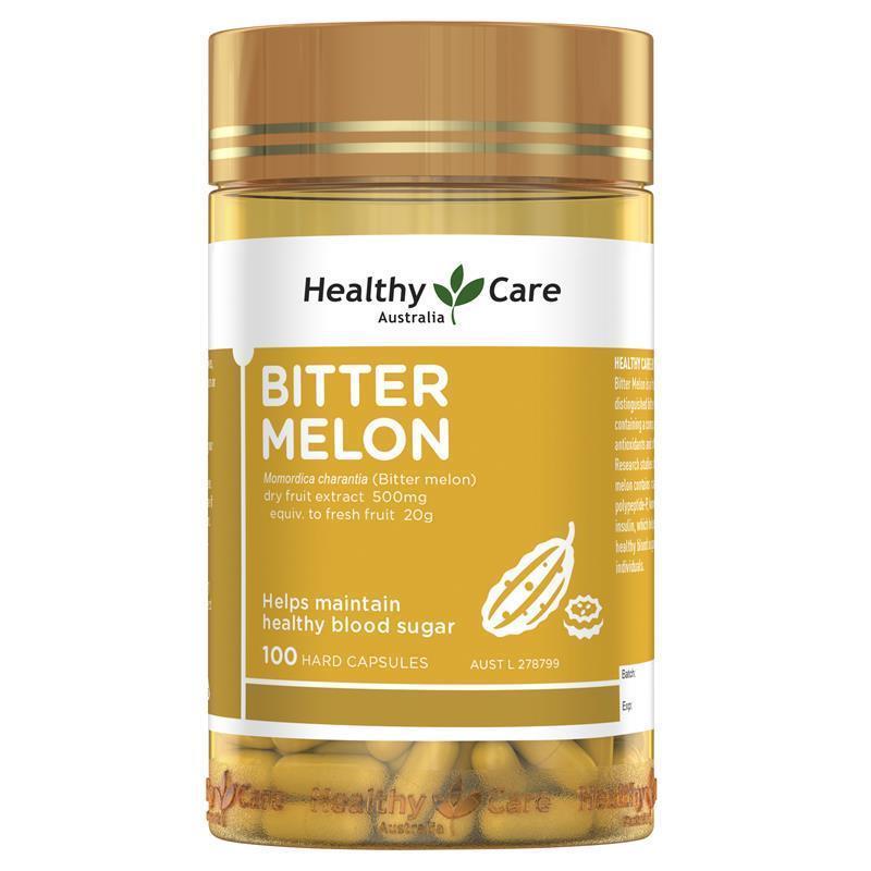 Viên uống khổ qua Healthy Care Bitter Melon 100 viên