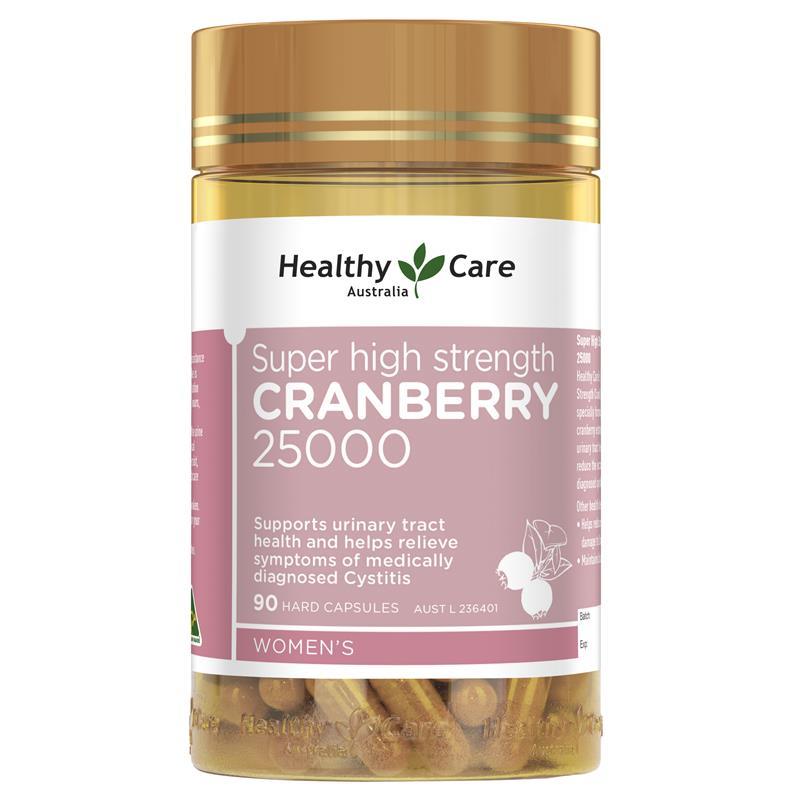 Viên uống nam việt quất Healthy Care Super Cranberry 25000 90 viên