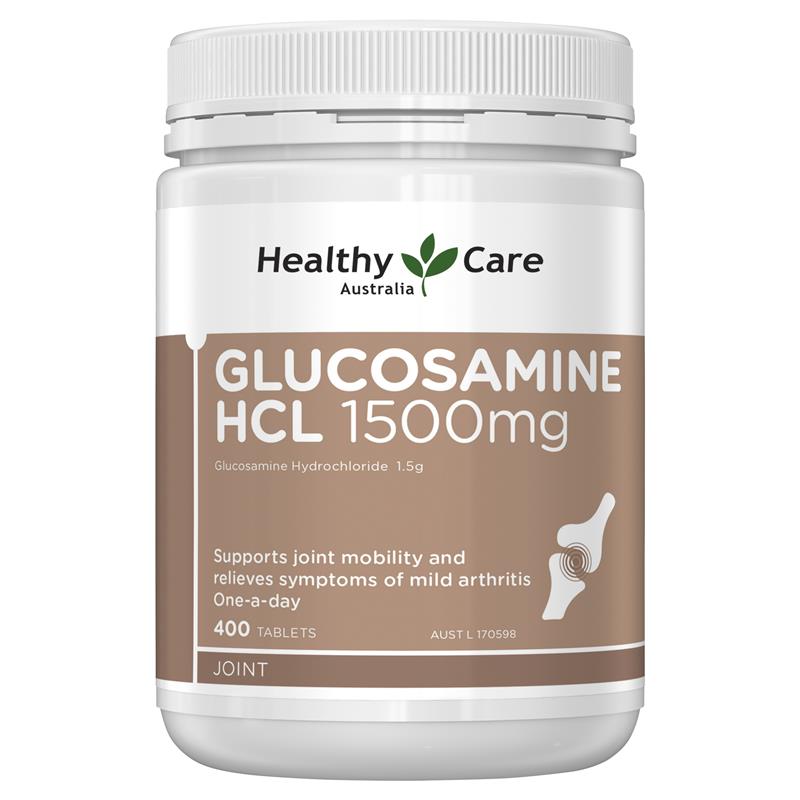 Viên uống Glucosamine Healthy Care HCL 1500mg 400 viên