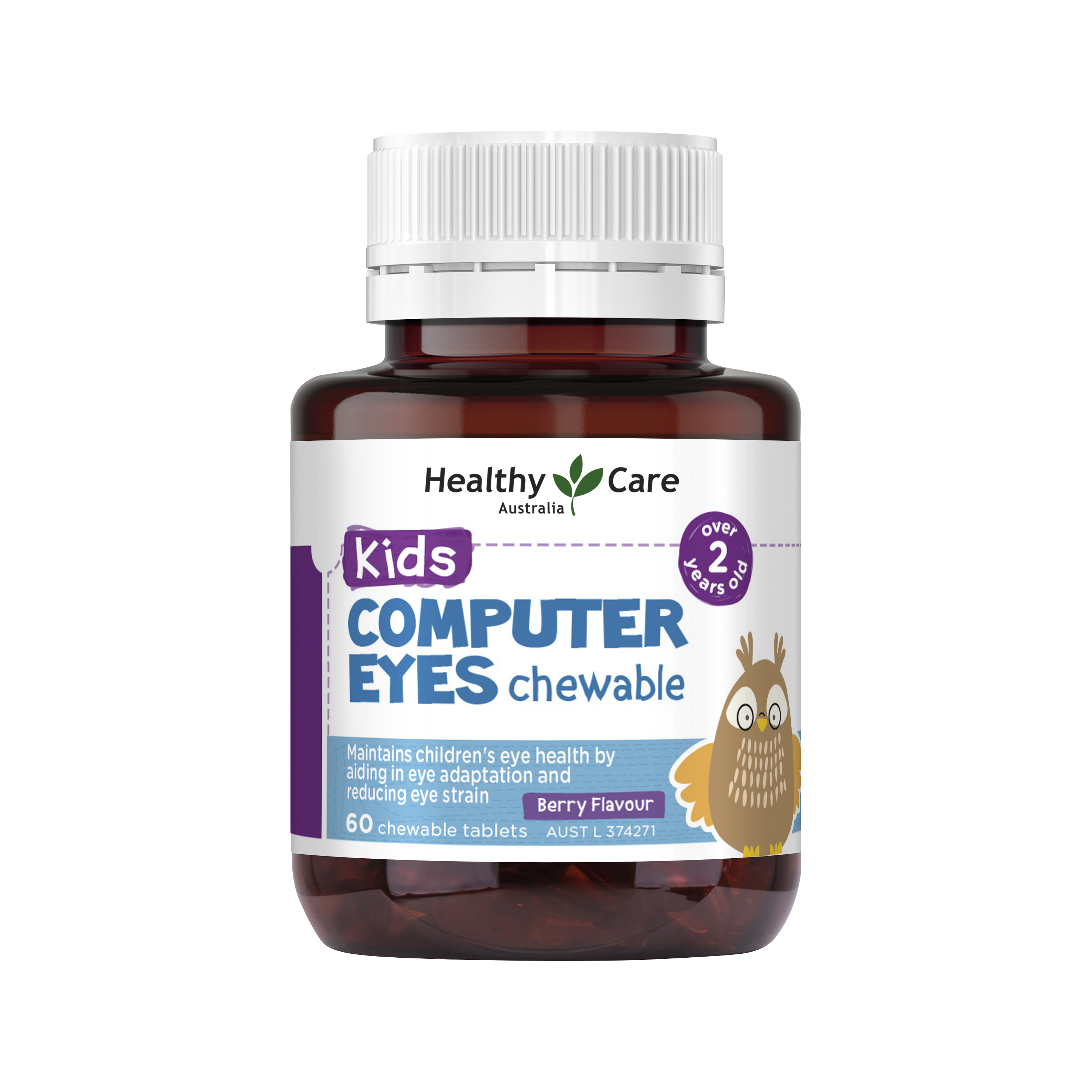 Viên nhai bổ mắt cho bé Healthy Care Kids Computer Eye 60 viên