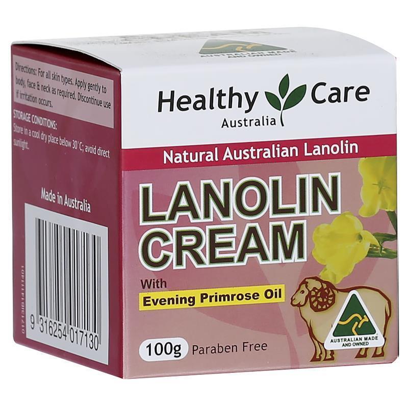 Kem dưỡng da Lanolin dầu hoa anh thảo Healthy Care 100g