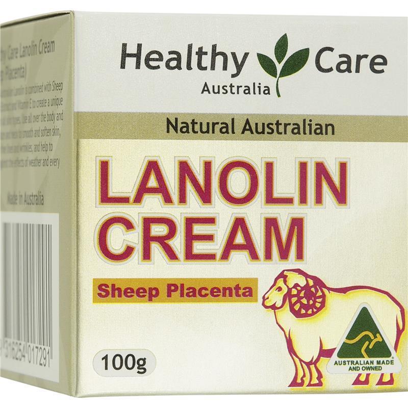 Kem dưỡng da Lanolin nhau thai cừu Healthy Care 100g