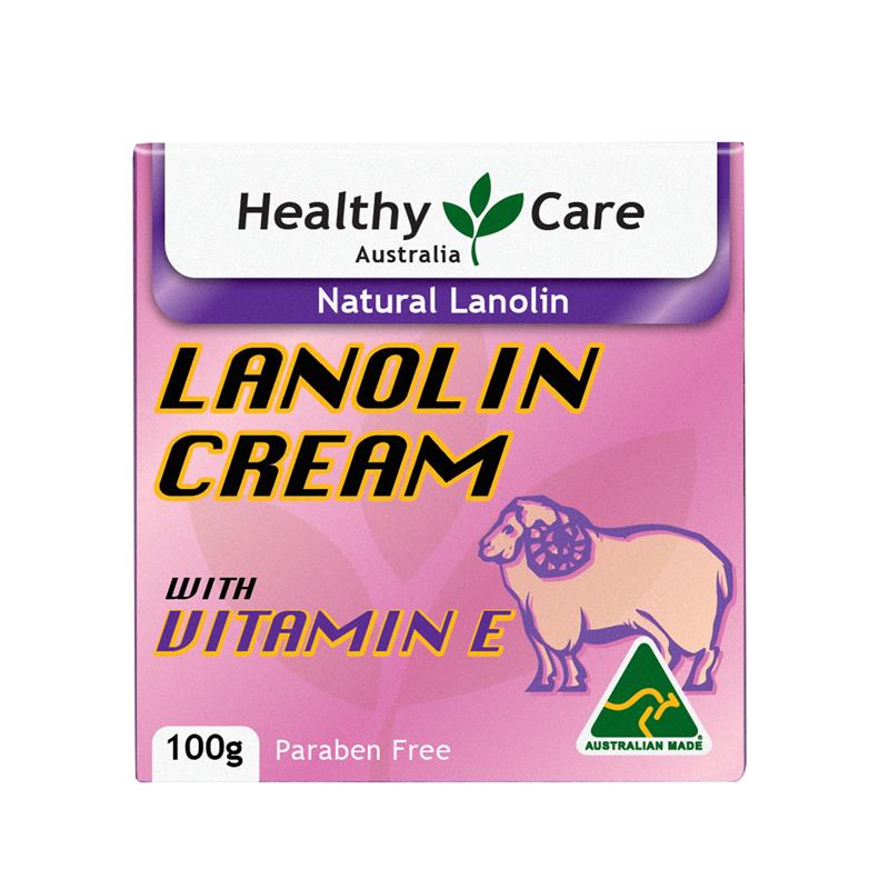 Kem dưỡng da Lanolin Vitamin E Healthy Care 100g