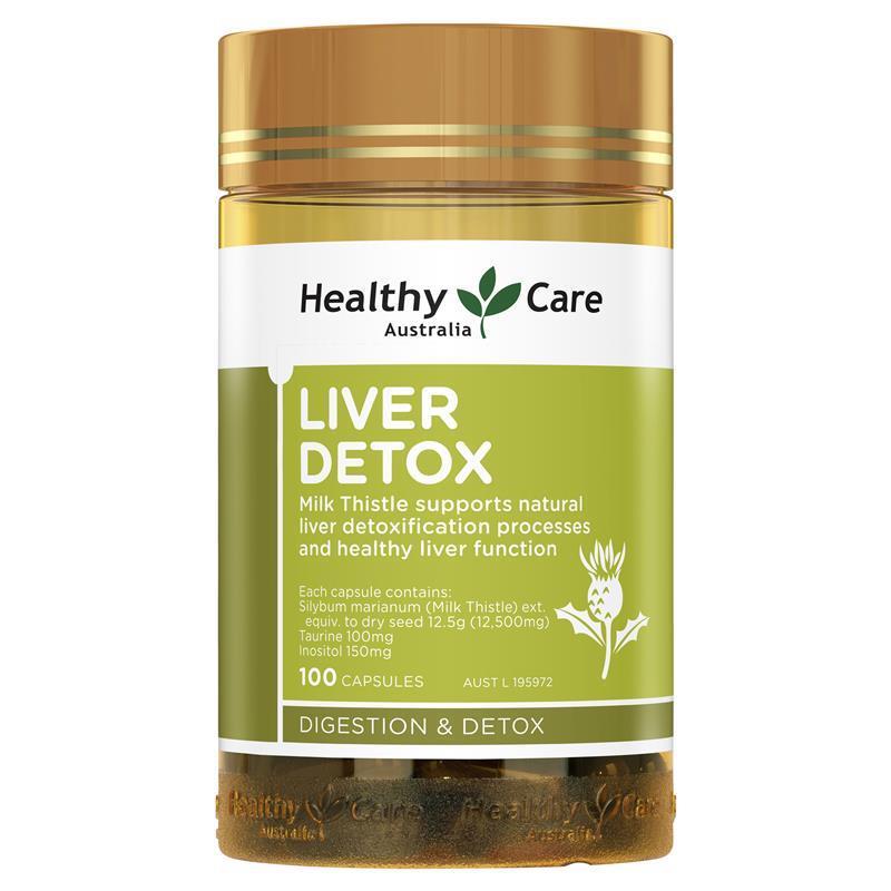 Viên uống thải độc gan Healthy Care Liver Detox 100 viên