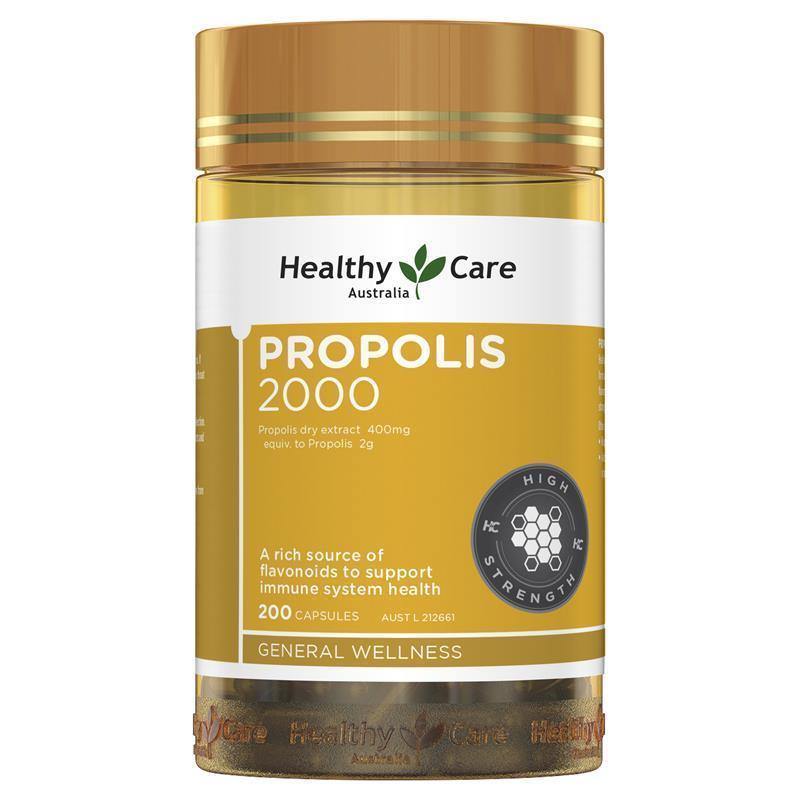 Viên uống keo ong Healthy Care Propolis 2000mg 200 viên