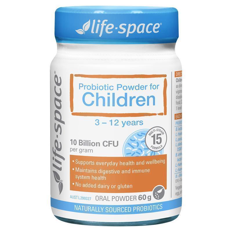 Bột lợi khuẩn cho bé Life-Space Probiotic Powder for Children 60g