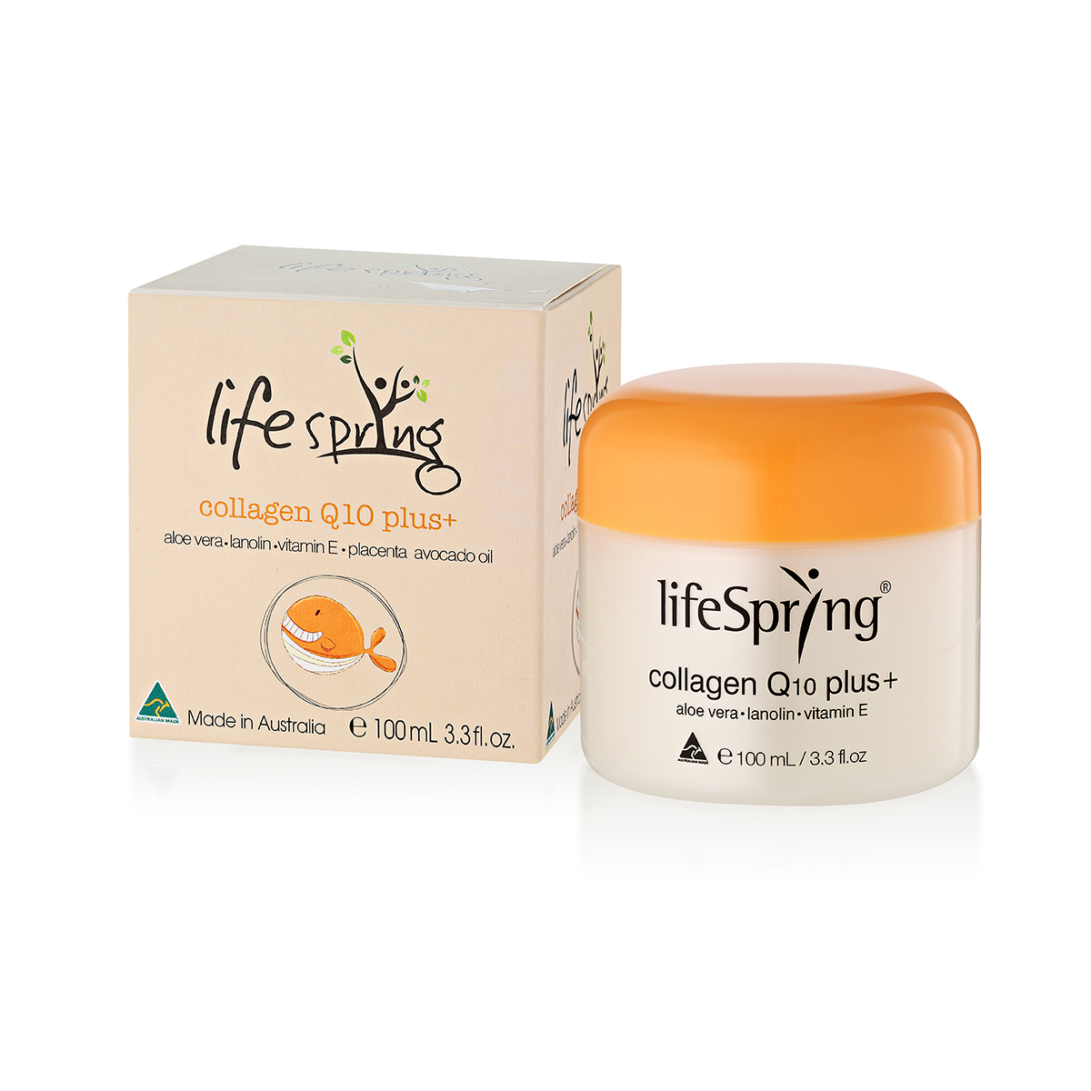 Kem dưỡng da Collagen Q10 Lifespring Collagen Q10 Plus 100ml