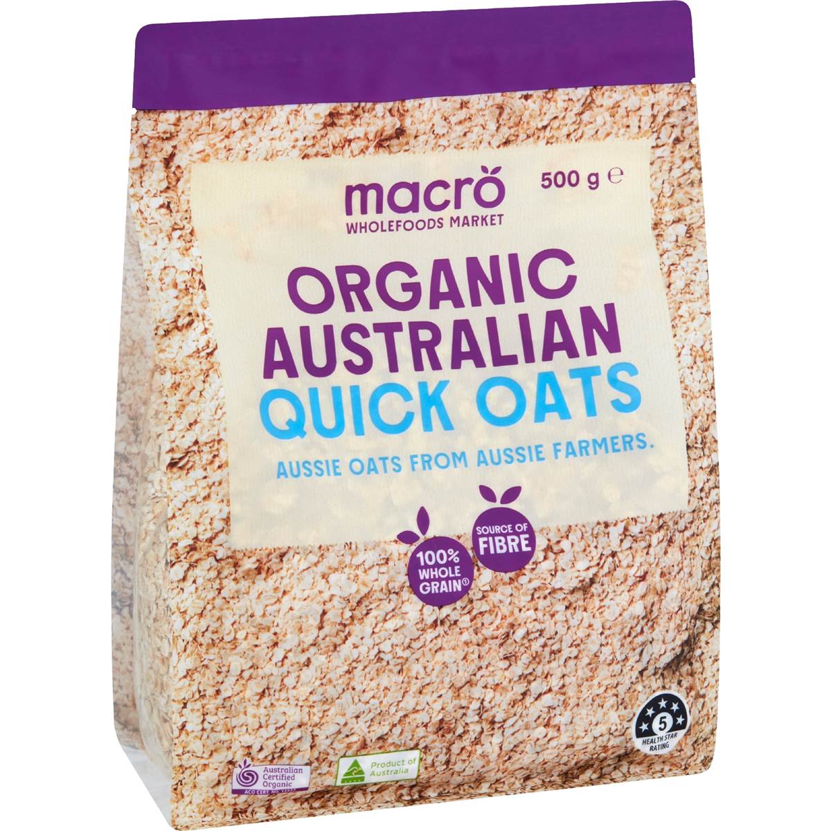 Yến mạch hữu cơ Macro Organic Quick Oats 500g