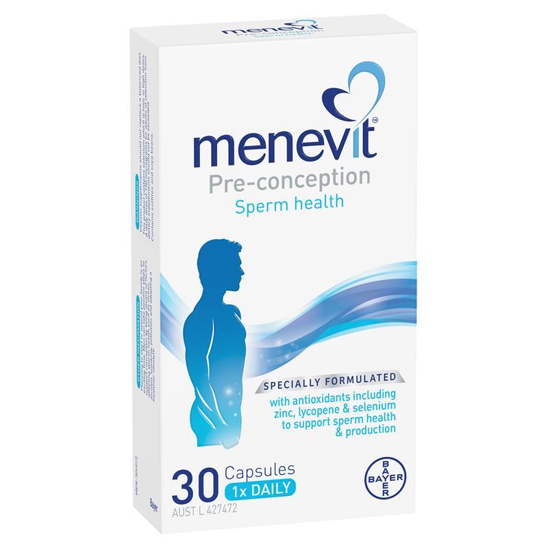 Viên uống hỗ trợ sinh sản nam Menevit 30 viên