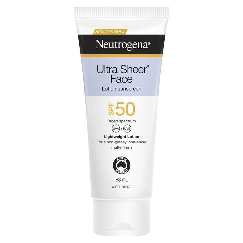 Kem chống nắng mặt Neutrogena Ultra Sheer Face Lotion SPF50 88ml