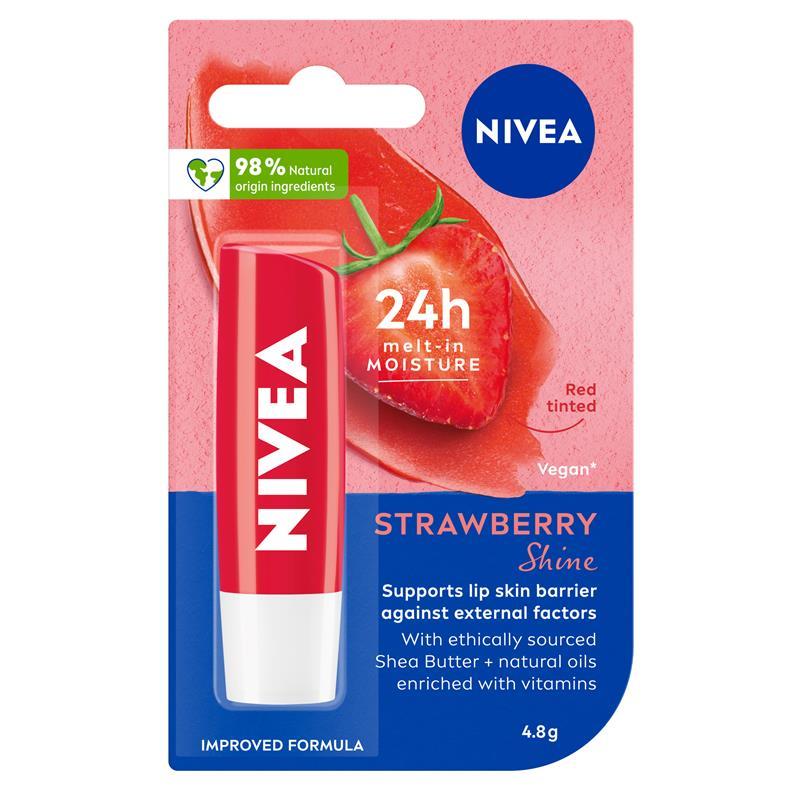 Son dưỡng môi NIVEA Strawberry Shine 4.8g