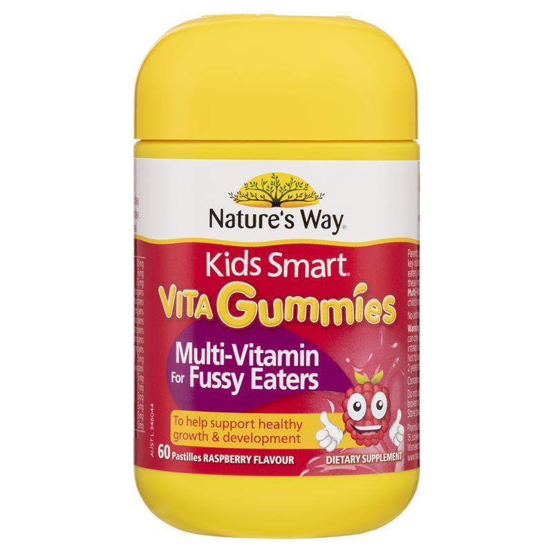 Kẹo dẻo đa vitamin cho bé biếng ăn Nature's Way Kids Smart Fussy Eaters 60 viên