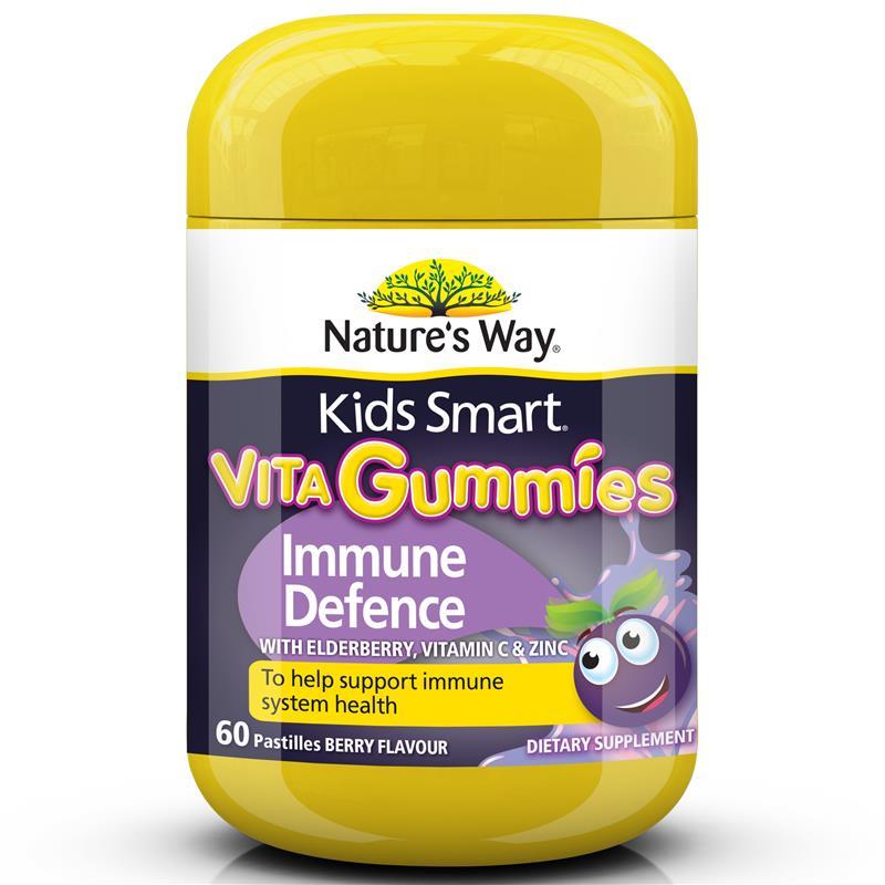 Kẹo dẻo tăng miễn dịch cho bé Nature's Way Kids Smart Immunity 60 viên
