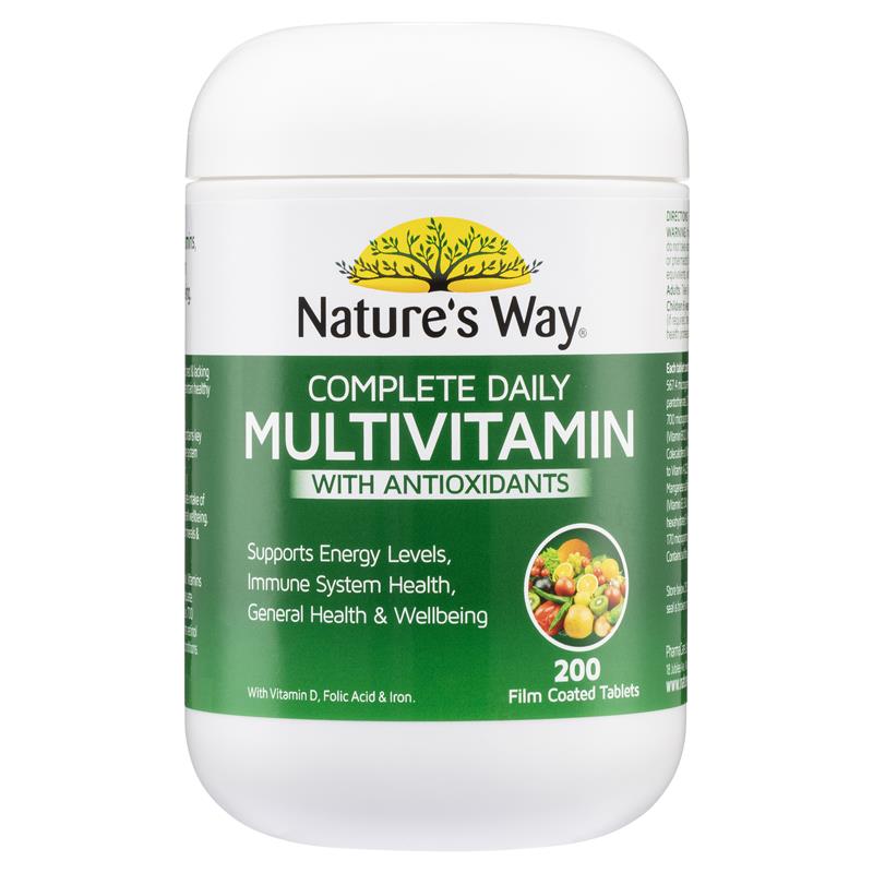 Vitamin tổng hợp Nature's Way Complete Daily Multivitamin 200 viên