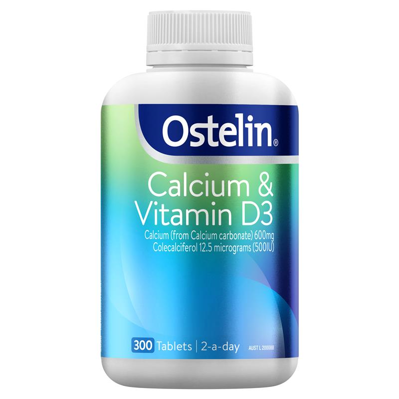 Viên uống Canxi Vitamin D3 Ostelin 300 viên