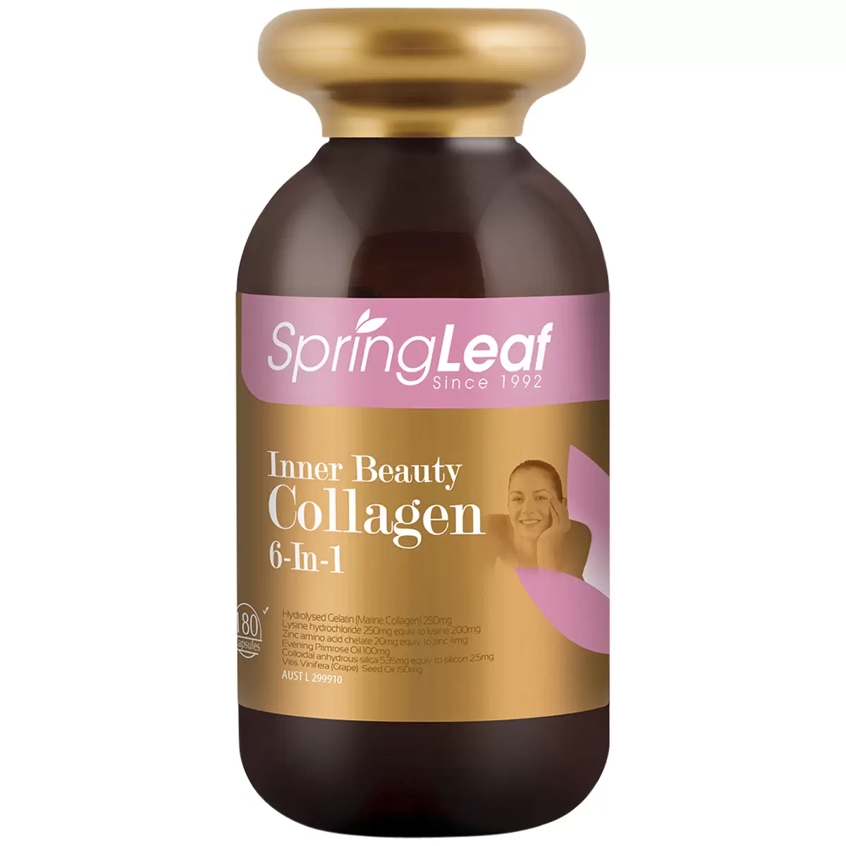Viên uống Collagen 6 in 1 Springleaf Inner Beauty 180 viên