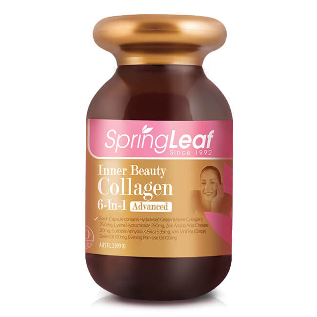 Viên uống Collagen 6 in 1 Springleaf Inner Beauty 90 viên