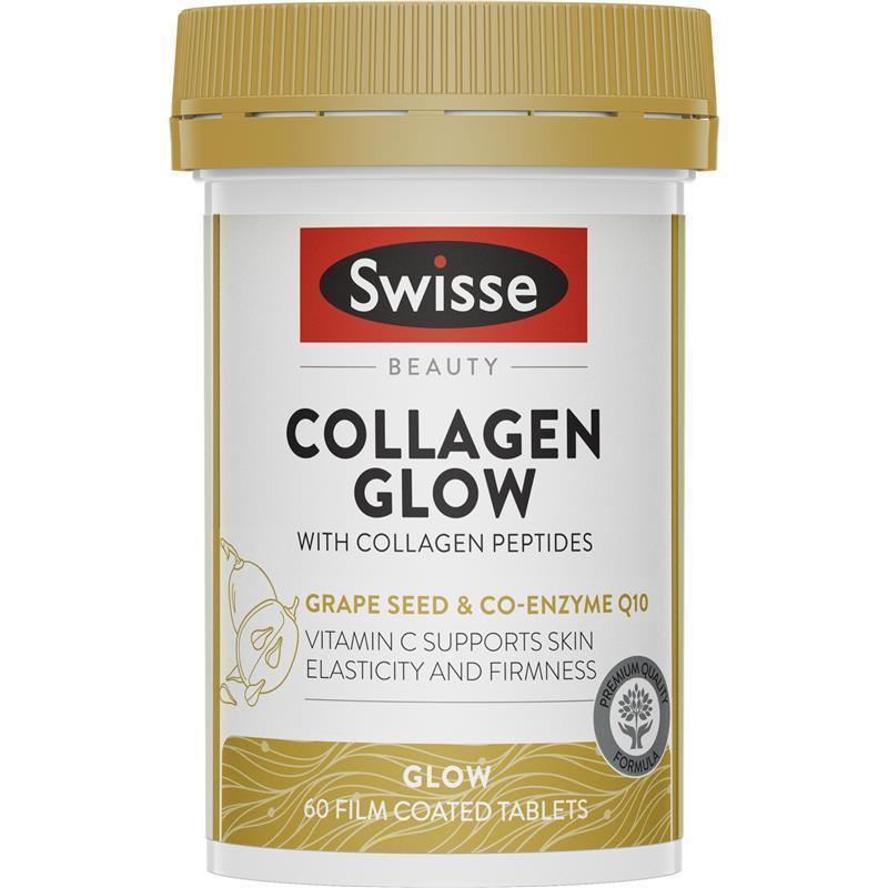 Viên uống Collagen Swisse Beauty Collagen Glow 60 viên