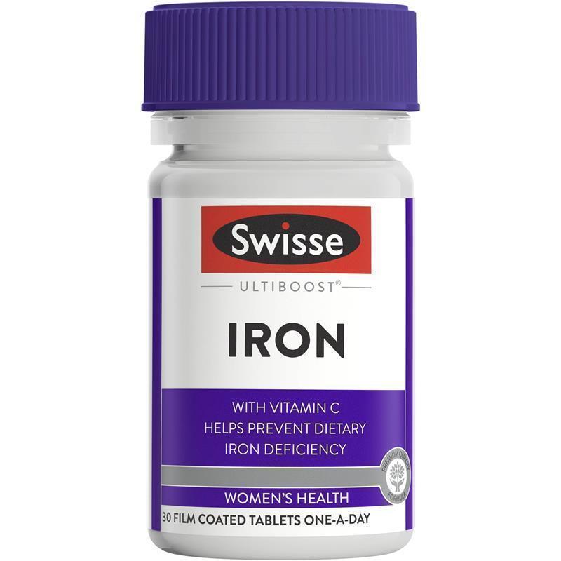 Viên uống sắt Swisse Ultiboost Iron 30 viên