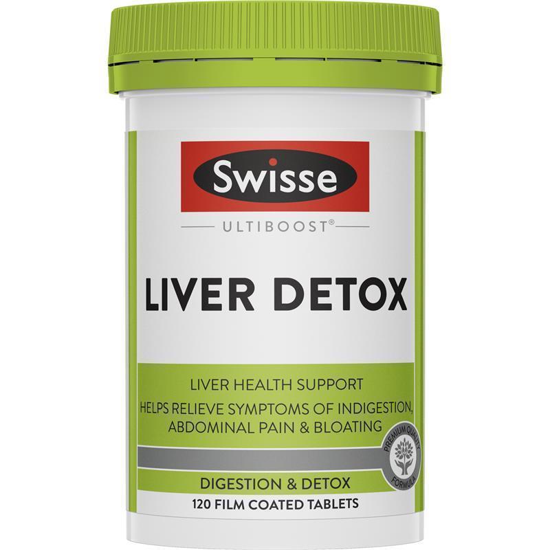 Viên uống thải độc gan Swisse Ultiboost Liver Detox 120 viên
