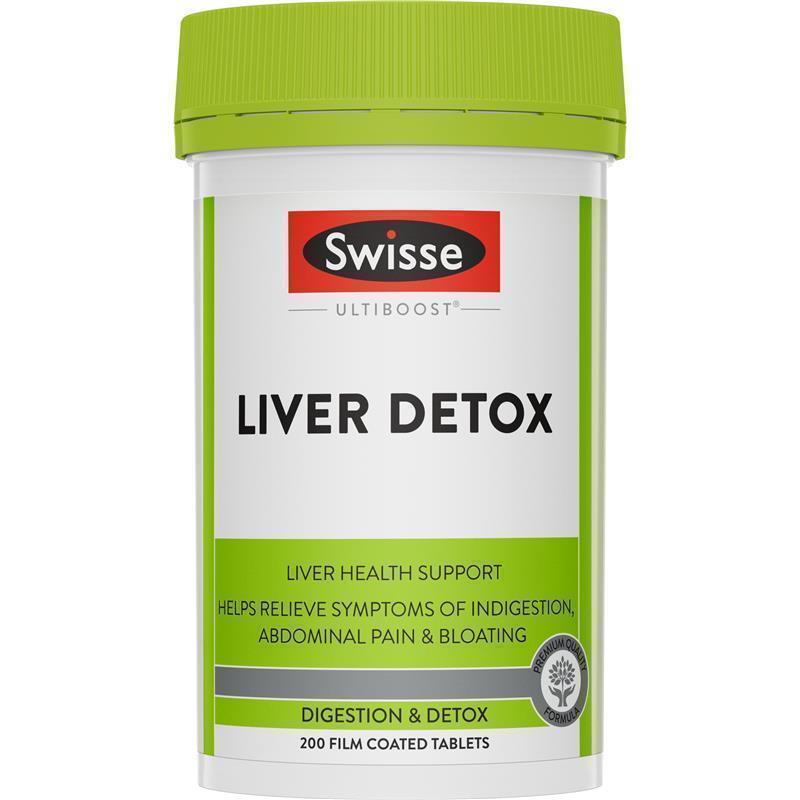 Viên uống thải độc gan Swisse Ultiboost Liver Detox 200 viên