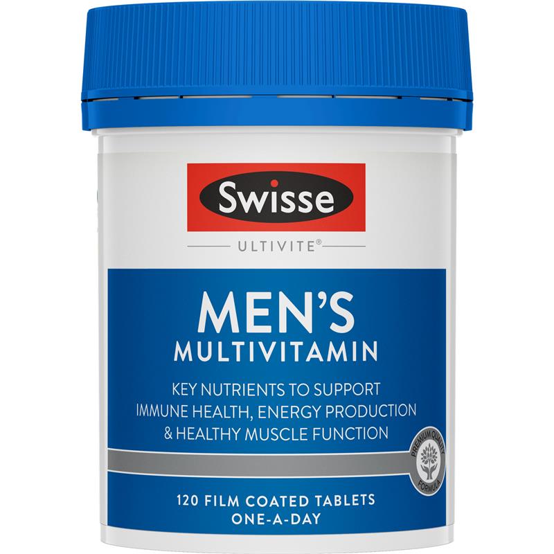 Vitamin tổng hợp cho nam Swisse Mens Multivitamin 120 viên