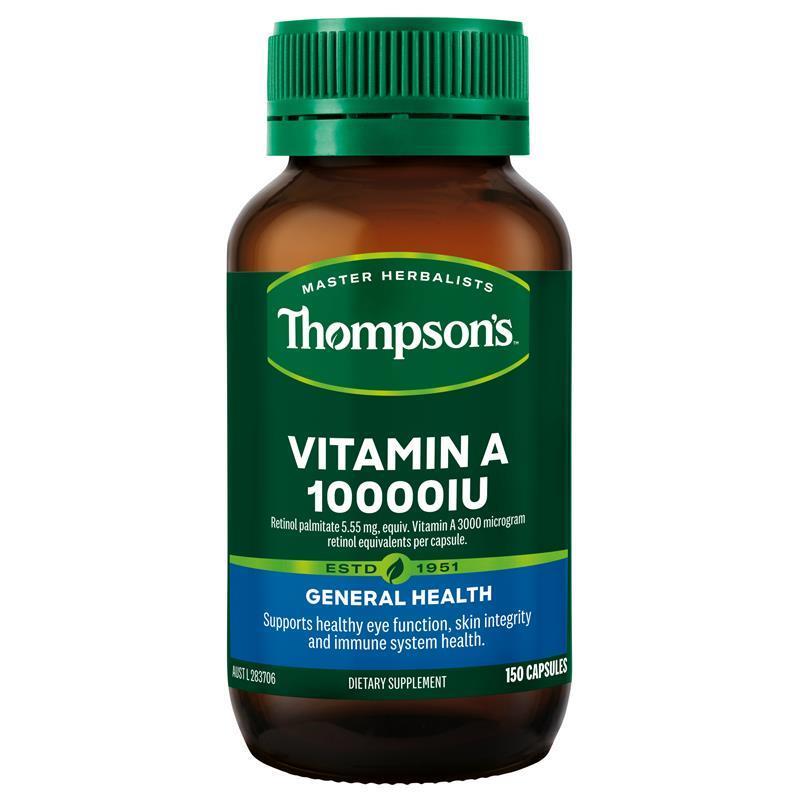 Viên uống Vitamin A Thompsons 10000IU 150 viên