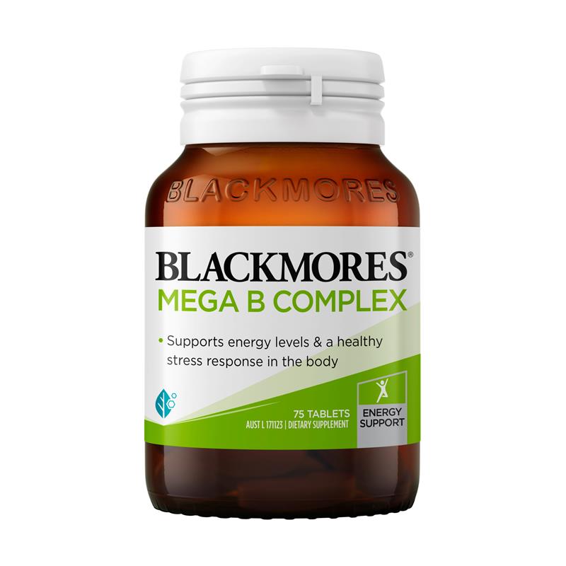 Viên uống Vitamin B Complex Blackmores Mega B 75 viên