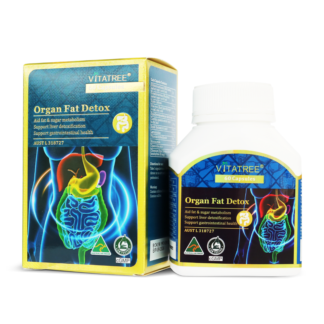 Viên uống giảm mỡ nội tạng Vitatree Organ Fat Detox 60 viên